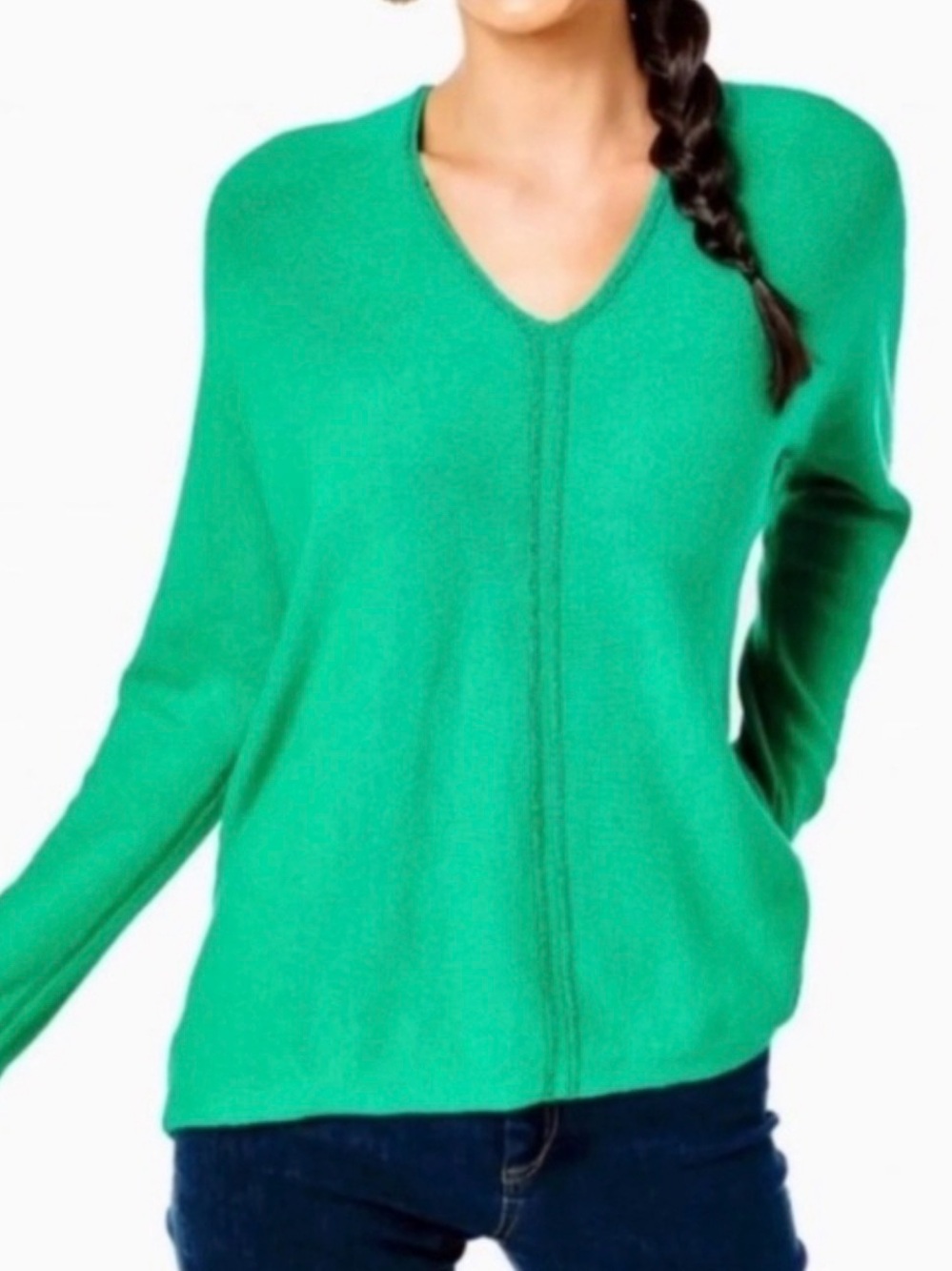 Lilly Pulitzer Sevie Sweater in emerald green, size small